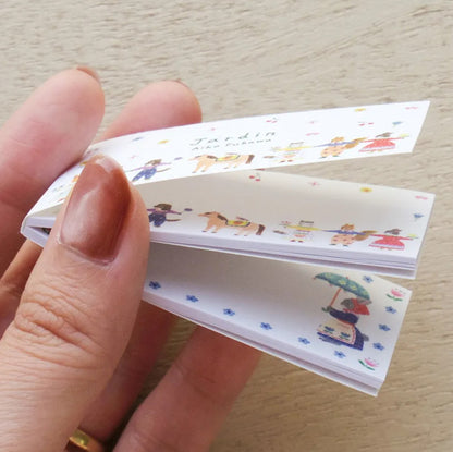 Cozyca - One-Line Sticky Notes - Aiko Fukawa - Jardin / Happiness