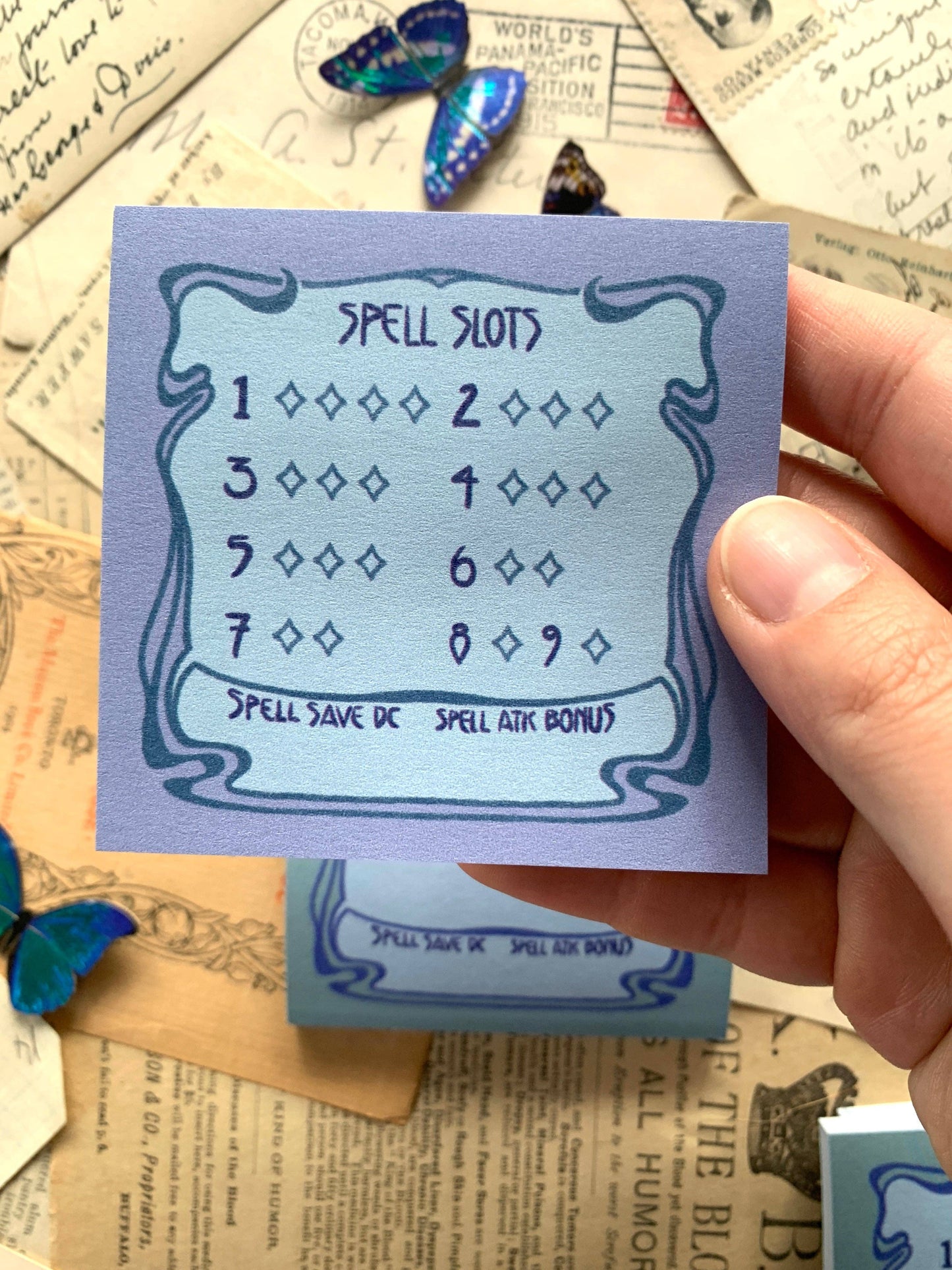 The Creeping Moon - Sticky Notes - Spell Slots - Full caster