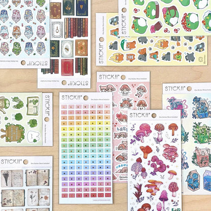 STICKII - Sticker sheet - Amanda Herzman - Enchanted Strawberry Botanica