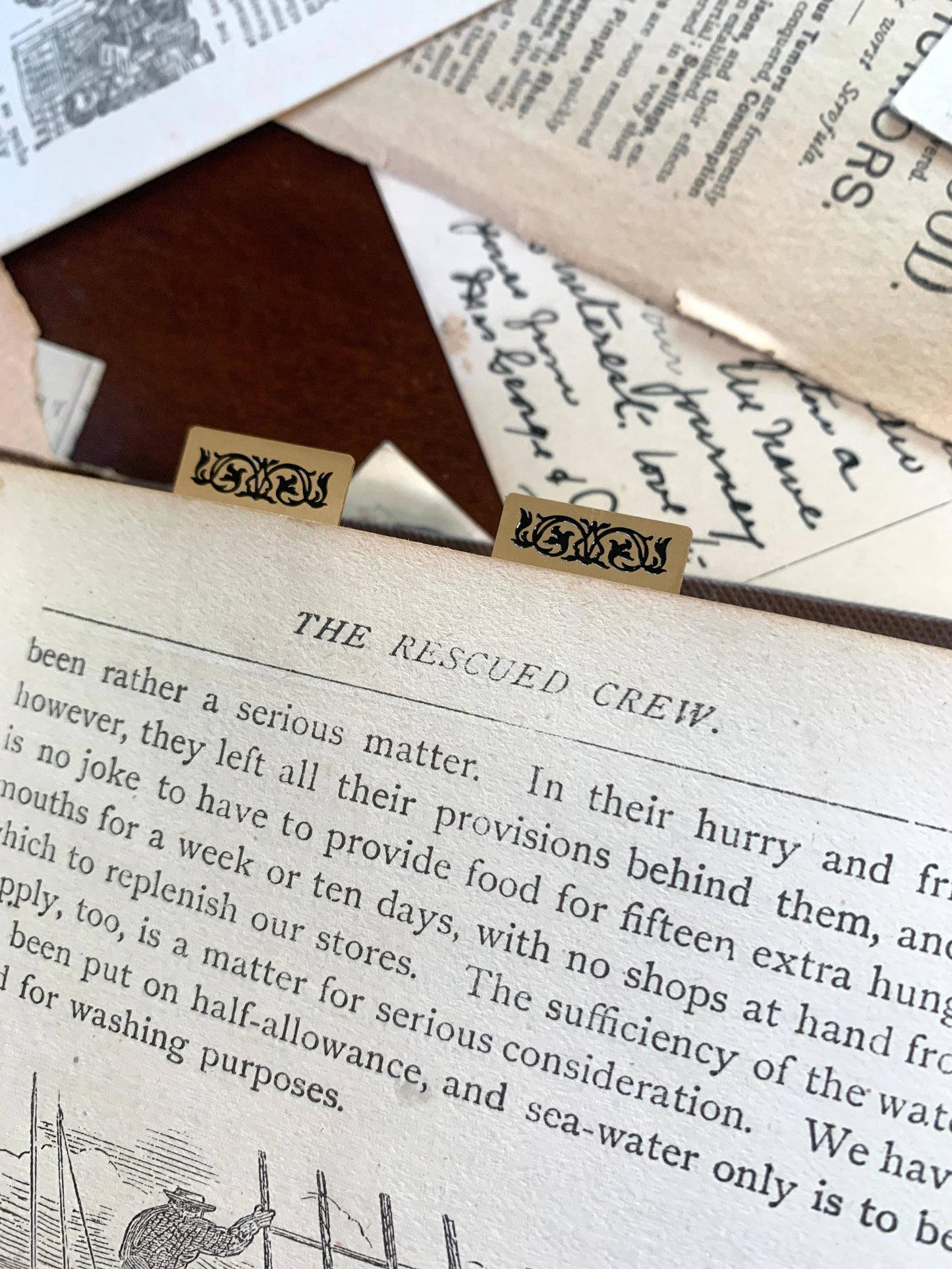 The Creeping Moon - Brass Page Markers - Fantasy Set