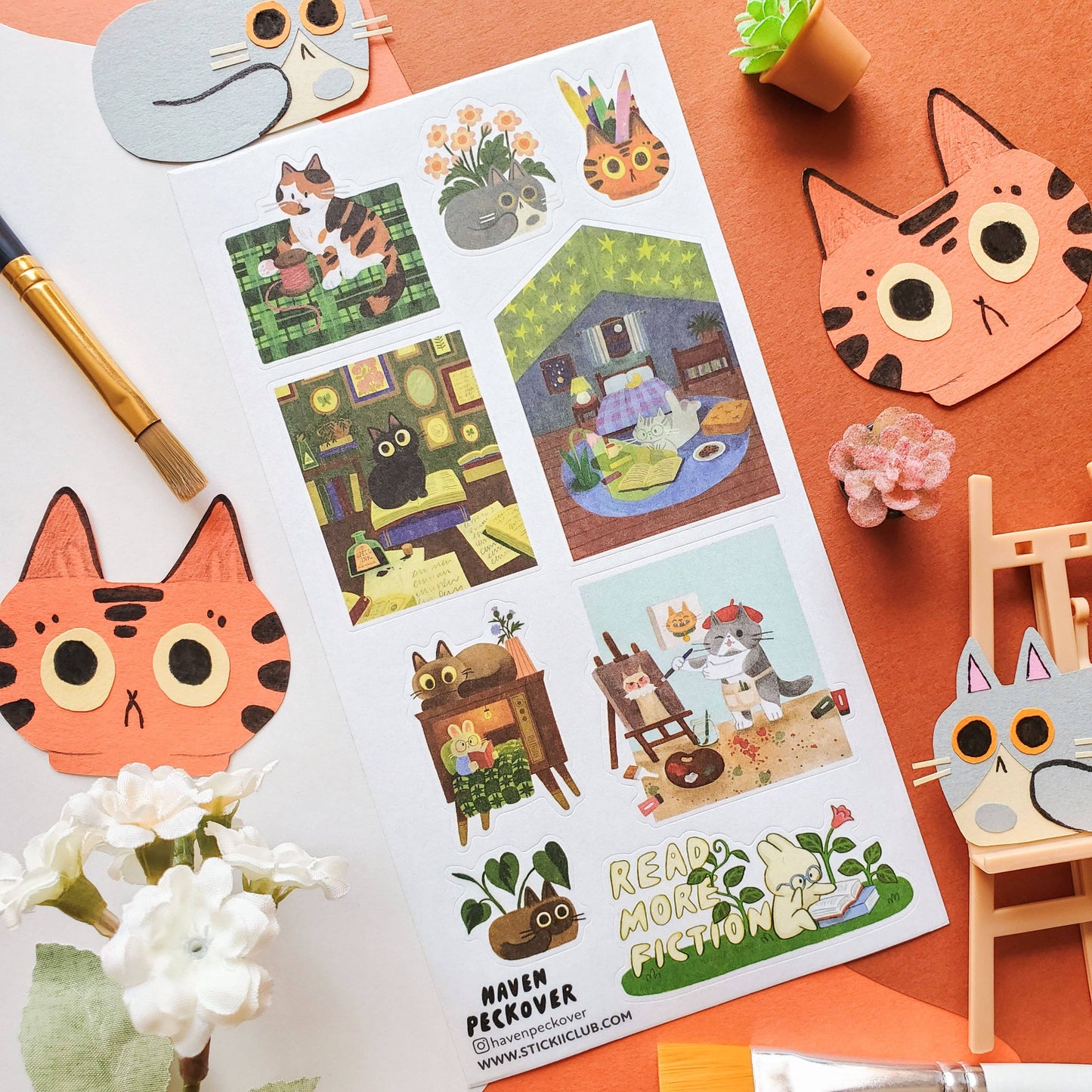 STICKII - Sticker sheet - Haven Peckover - Paws & Pastimes
