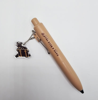 OB1TOY x Sanby x Uni-Ball One - Retro Post Limited Edition Pen Series - Traveling Bear