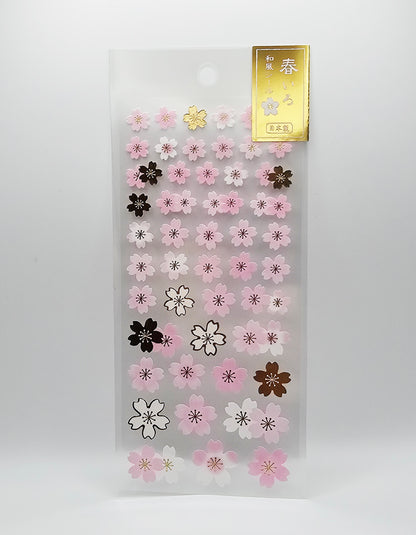 Active Corporation - Sticker Sheet - Sakura Blossoms