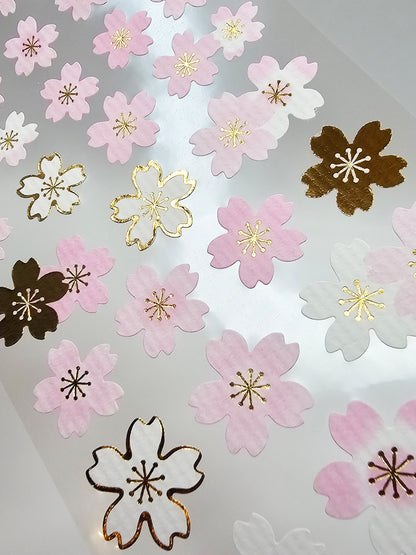 Active Corporation - Sticker Sheet - Sakura Blossoms