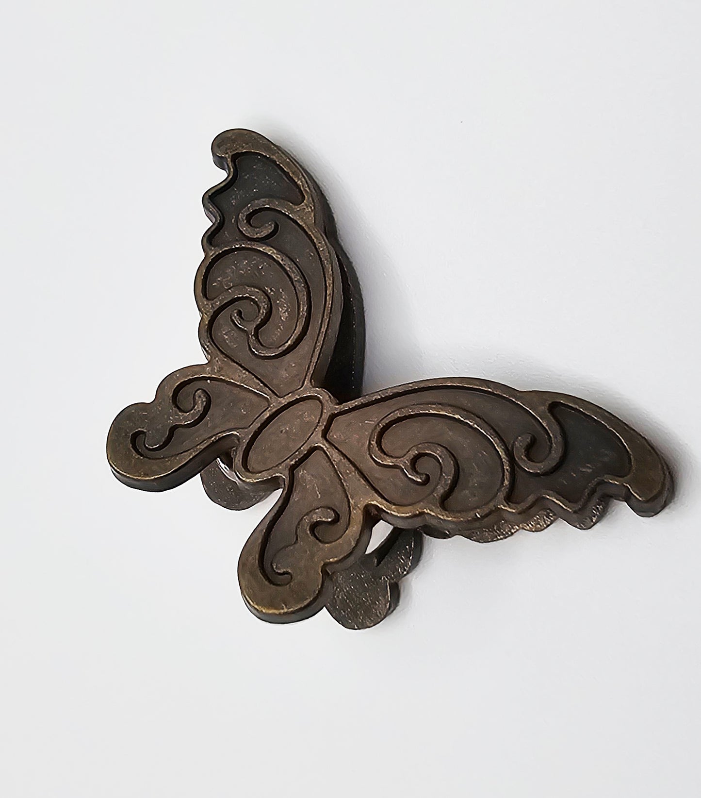 Antique Brass Butterfly Journal Clip