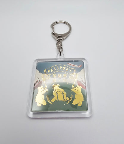 OB1TOY x ROKKAKU - Acrylic Keychain - Earth Tours