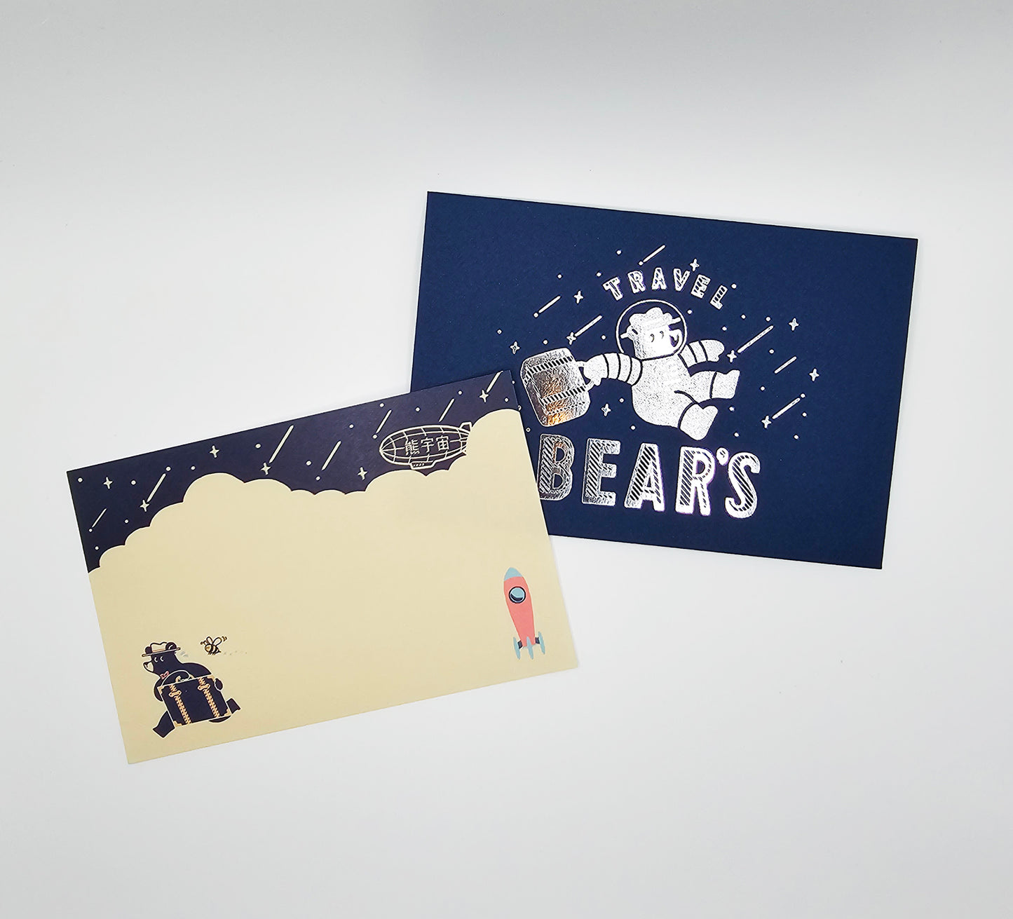 OB1TOY x ROKKAKU - Foil-Stamped Mini Letter Set - Galaxy Tours