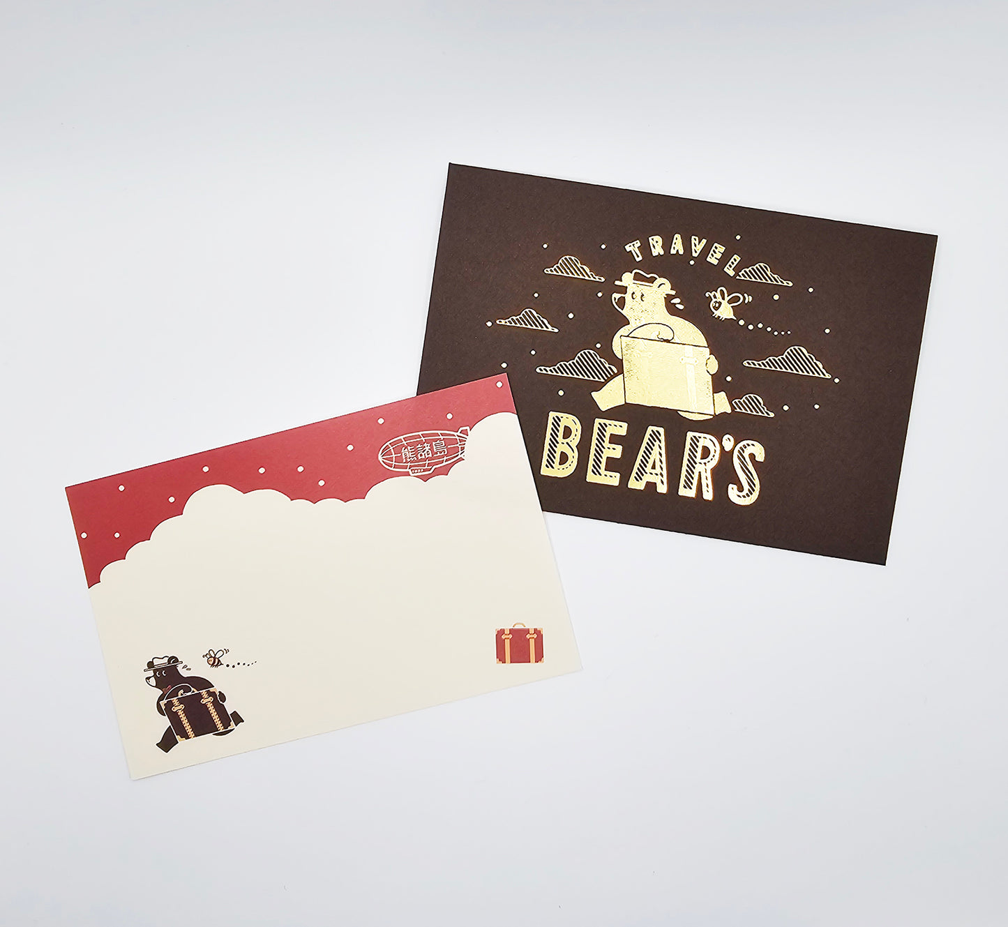 OB1TOY x ROKKAKU - Foil-Stamped Mini Letter Set - Earth Tours