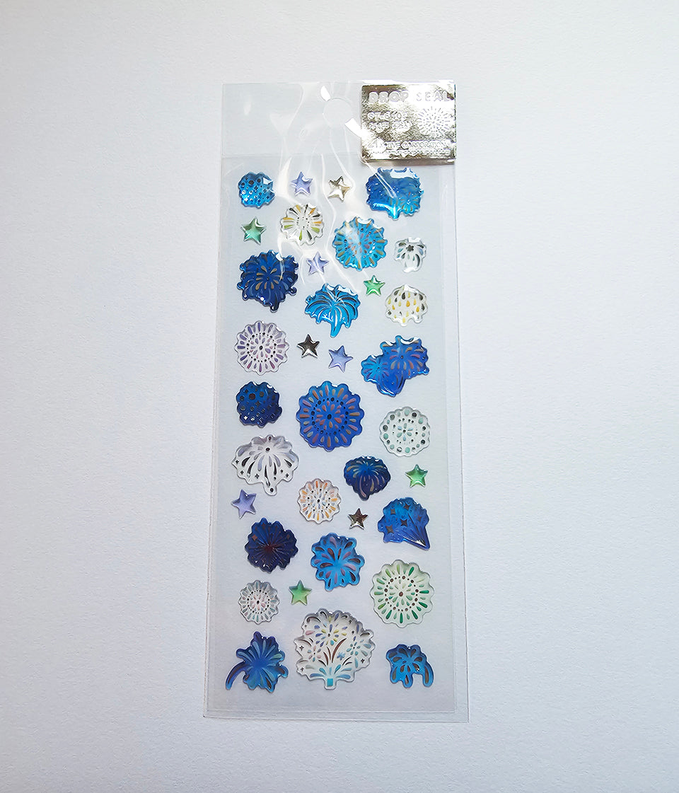 Active Corporation - Summer Limited - 3D Drop Stickers - Fireworks