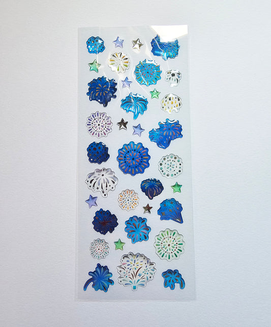 Active Corporation - Summer Limited - 3D Drop Stickers - Fireworks