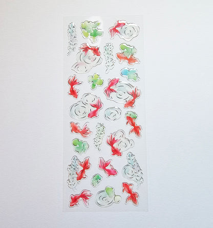 Active Corporation - Summer Limited - 3D Drop Stickers - Goldfish