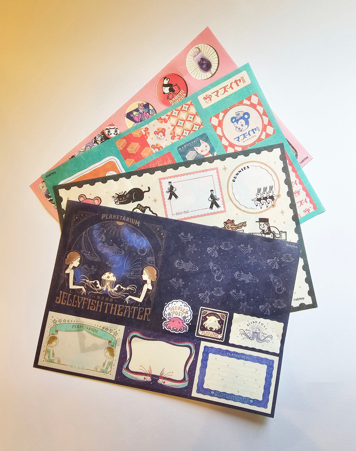 Ob1toy x Komamono Lab - Notebook Deco Kit
