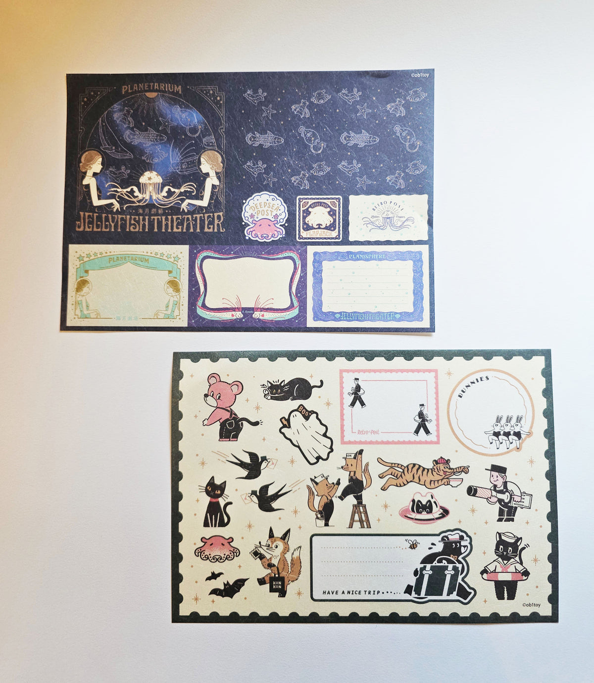 Ob1toy x Komamono Lab - Notebook Deco Kit