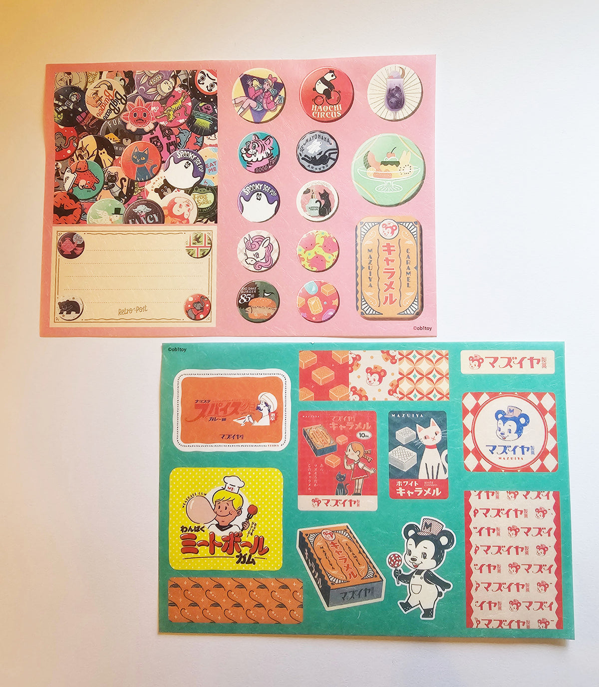 Ob1toy x Komamono Lab - Notebook Deco Kit