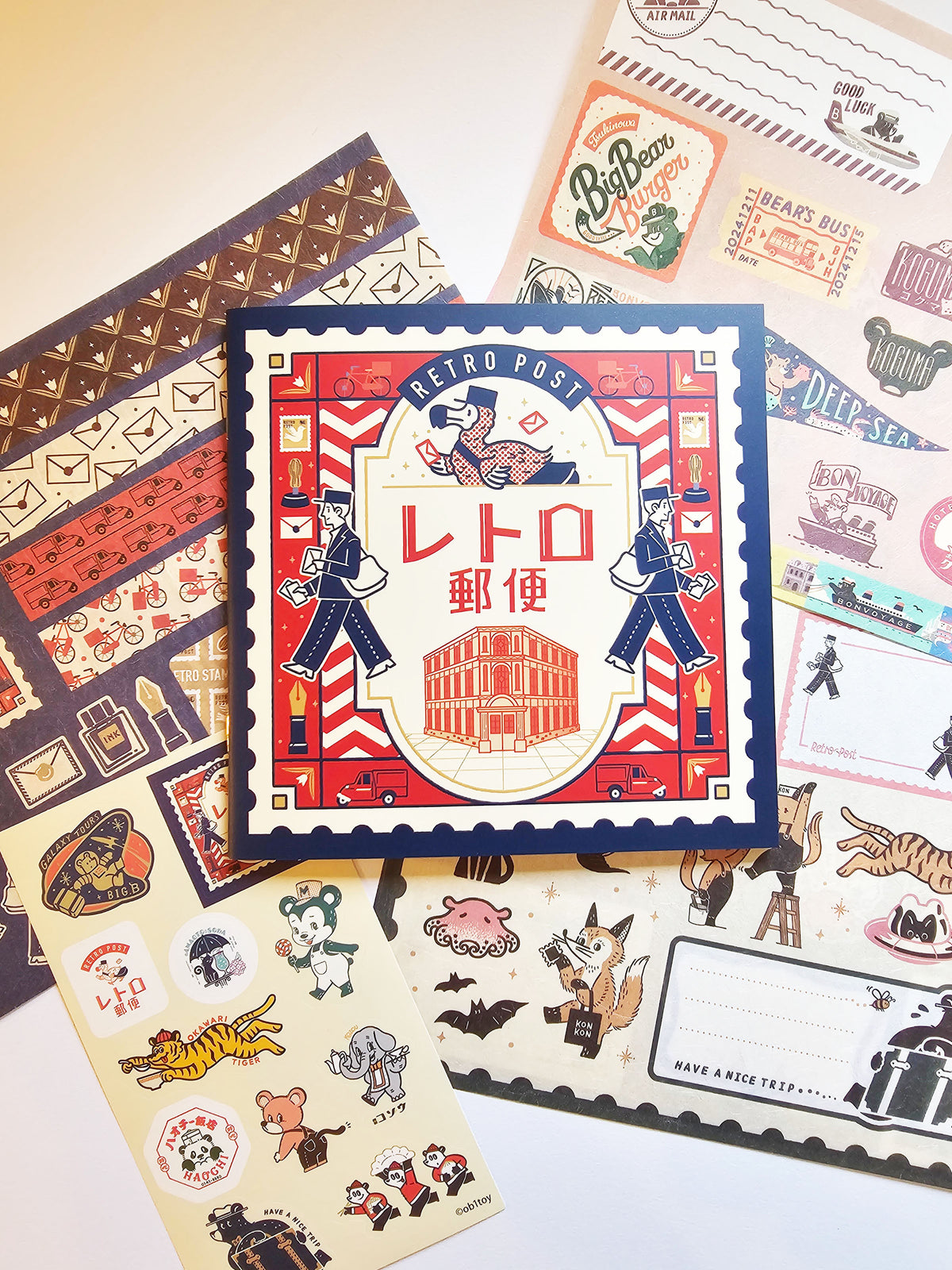 Ob1toy x Komamono Lab - Notebook Deco Kit