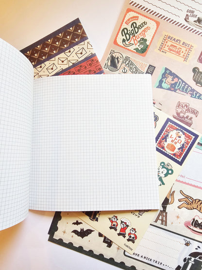 Ob1toy x Komamono Lab - Notebook Deco Kit