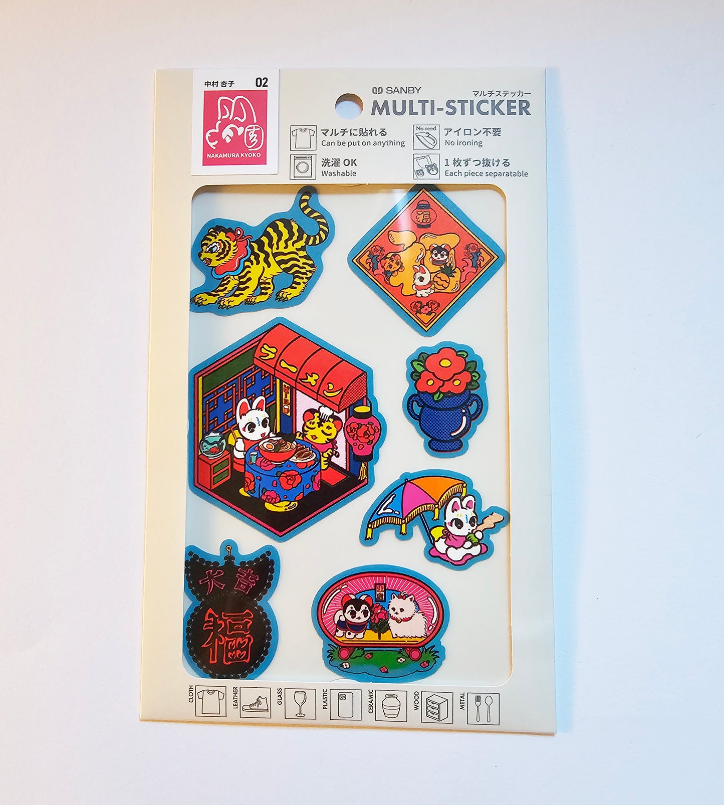 Sanby x Kyoko Nakamura - Multi-Stickers - Chinese Mood