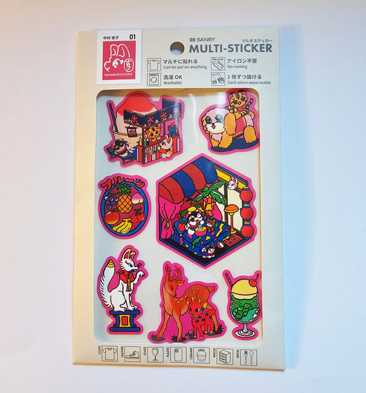 Sanby x Kyoko Nakamura - Multi-Stickers - Retro Pop Room