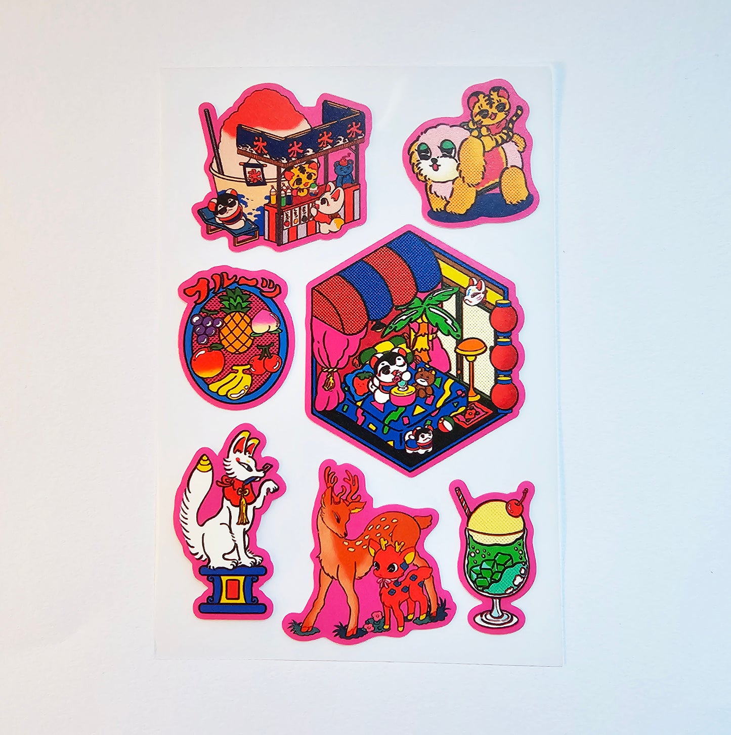 Sanby x Kyoko Nakamura - Multi-Stickers - Retro Pop Room