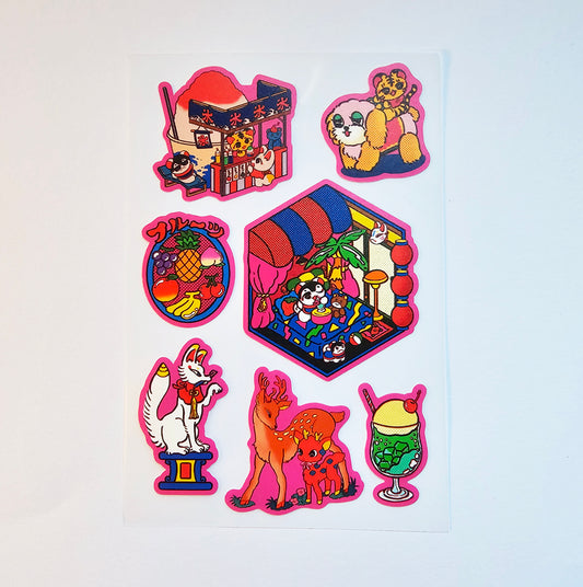 Sanby x Kyoko Nakamura - Multi-Stickers - Retro Pop Room