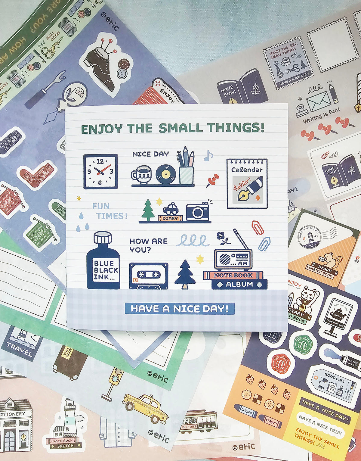 Eric x Komamono Lab - Notebook Deco Kit