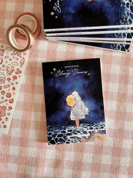 Cherry Rabbit - Postcard Book - Starry Dreams