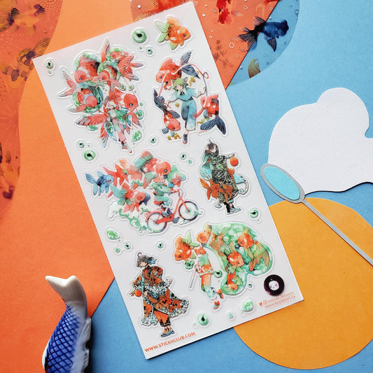 STICKII - Sticker Sheet - Maruti Bitamin - Guided by Goldfish