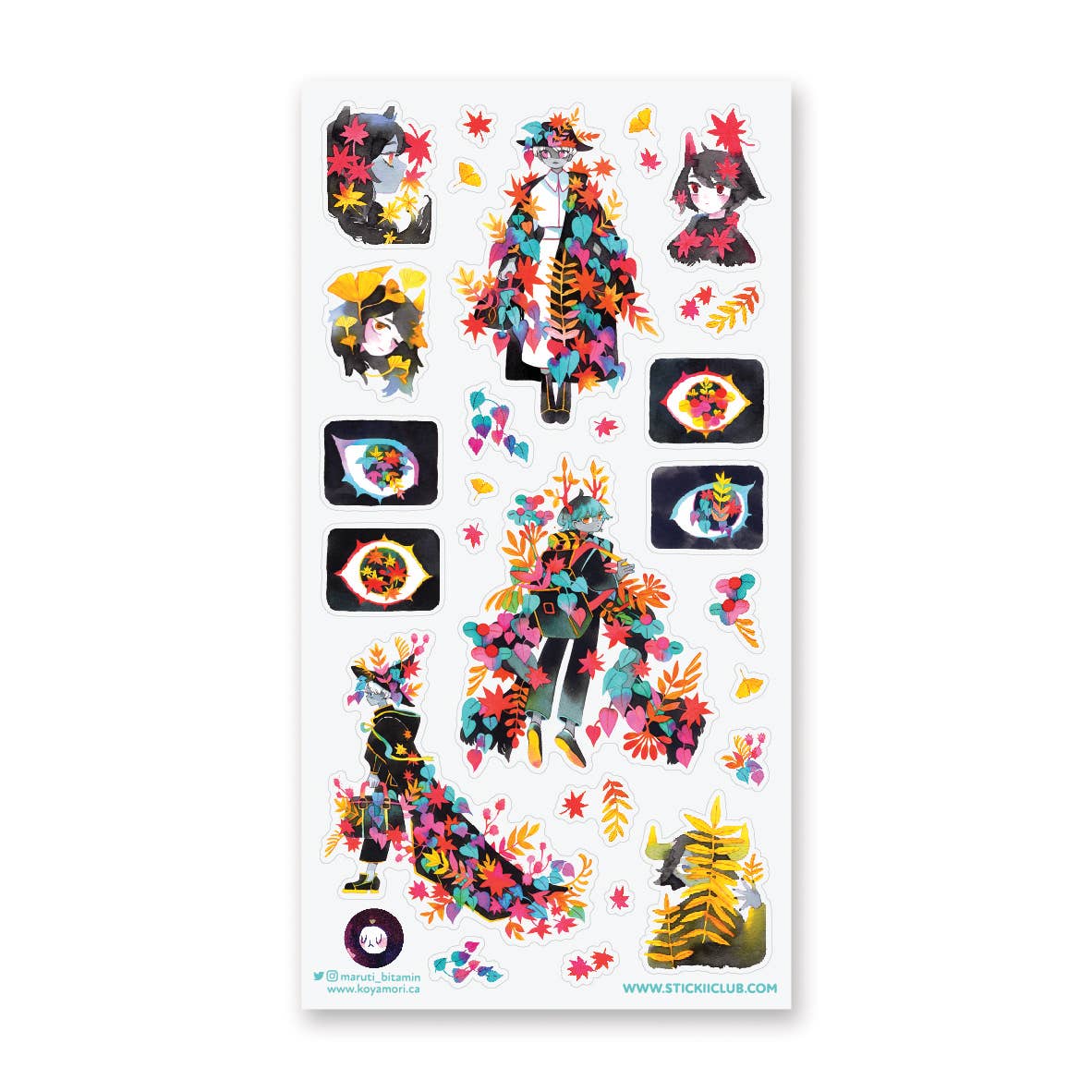 STICKII - Sticker Sheet - Maruti Bitamin - Fall Feeling