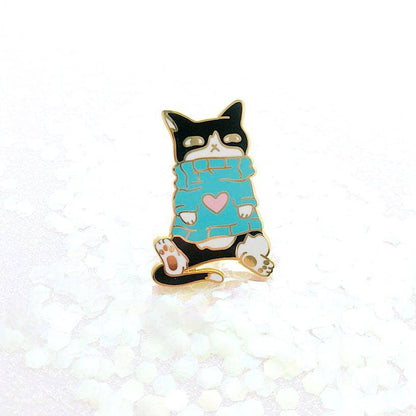 Shoal - Enamel Pin - Loki Cat - Sweater Weather