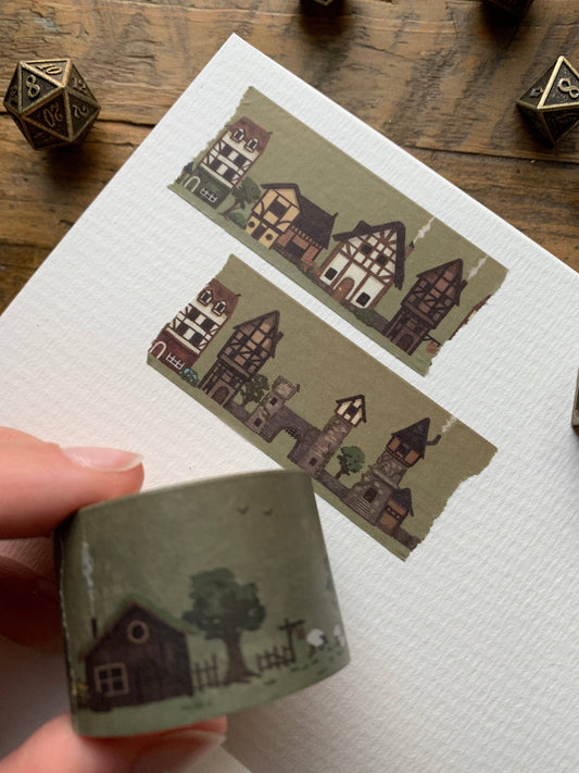 The Creeping Moon - Washi Tape - Fairytale Village