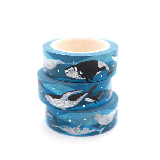 Shoal - Washi Tape - Whales