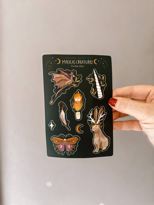 Lantern Print Co. - Sticker Sheet - Magical Creatures