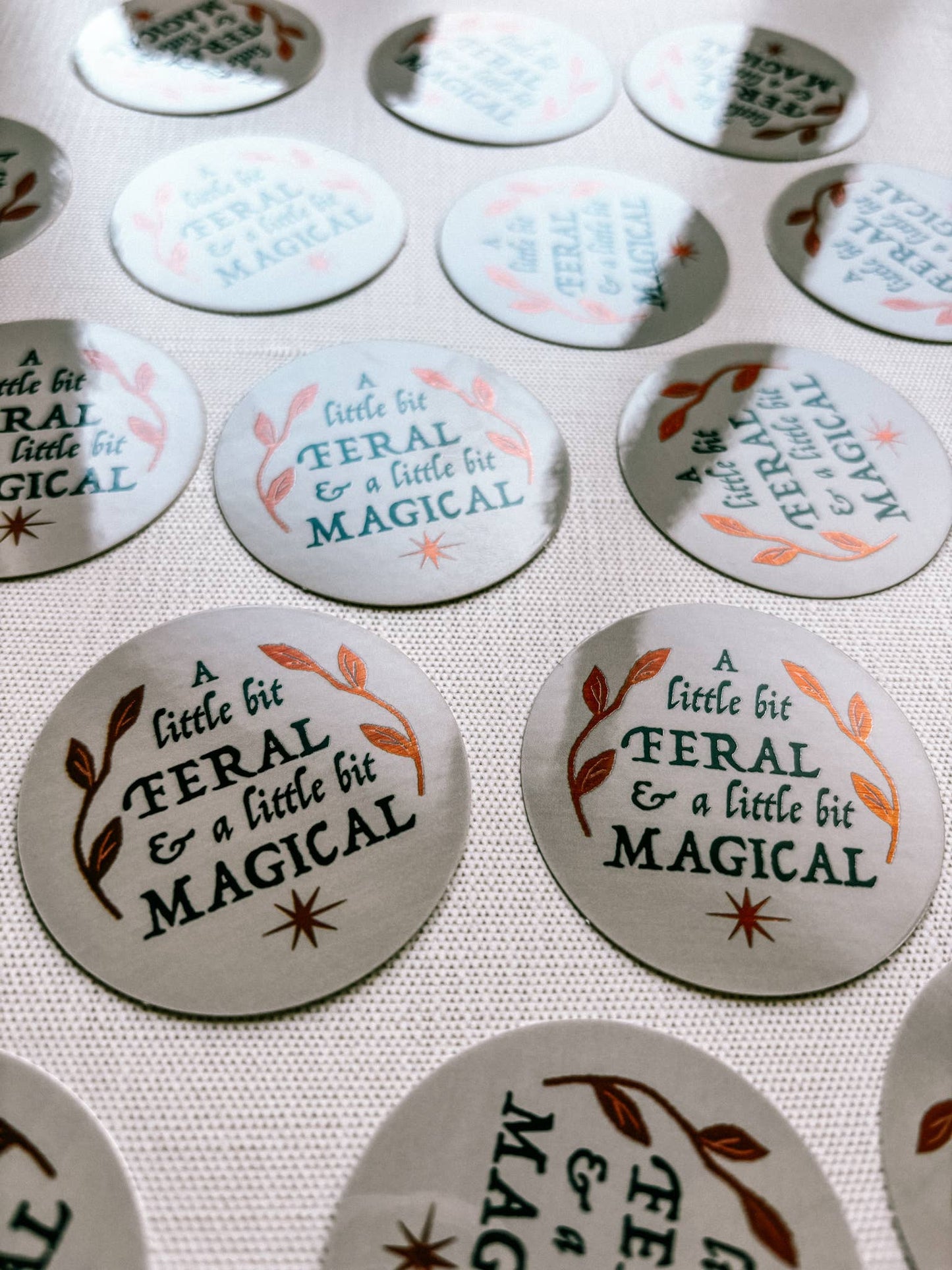 Lantern Print Co. - Vinyl Sticker - A Little Bit Feral