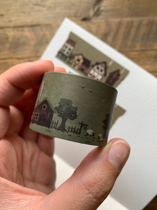 The Creeping Moon - Washi Tape - Fairytale Village