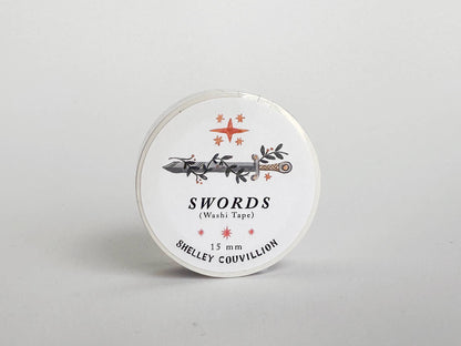 Book Moth Press - Washi Tape - Fantasy Swords