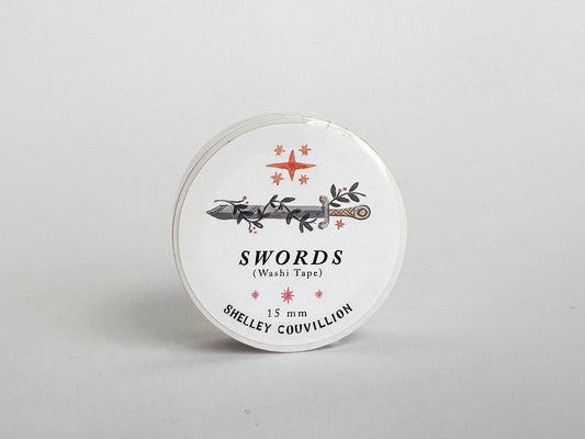 Book Moth Press - Washi Tape - Fantasy Swords