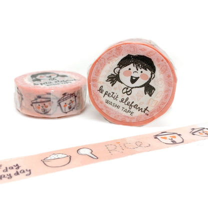 Le Petit Elefant - Washi Tape - Rice Cooker