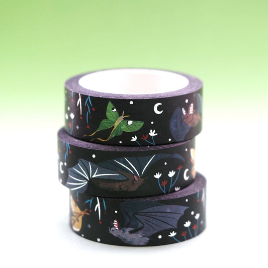 Shoal - Washi Tape - Bats & Moths