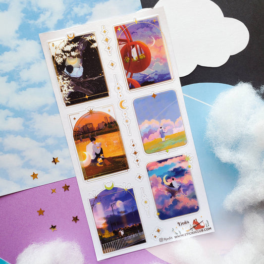 STICKII - Sticker Sheet - 9jedit - Beyond the Stars 2
