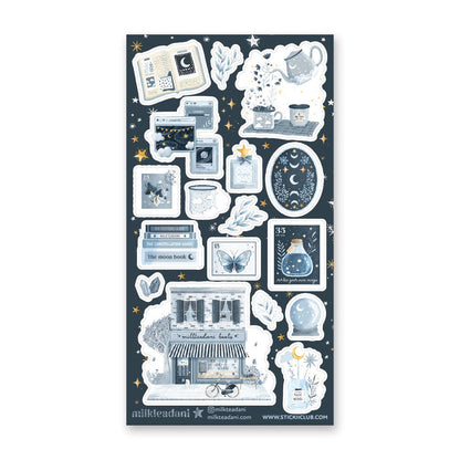 STICKII - Sticker Sheet - Milk Tea Dani - Cosmic Bookshop
