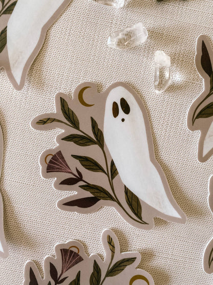 Lantern Print Co. - Vinyl Sticker - Ghost Moonflower