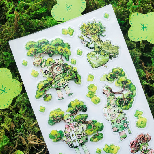 STICKII - Sticker Sheet - Maruti Bitamin - Bonsai Beauties