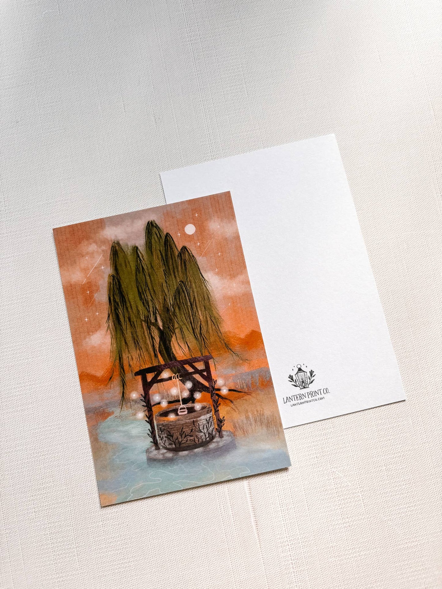 Lantern Print Co. - Postcard - Wishing Well