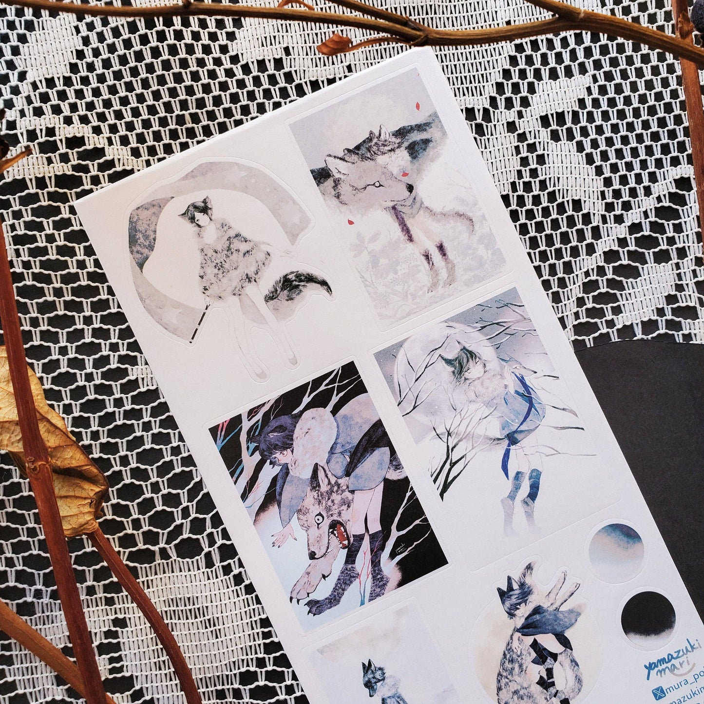 STICKII - Sticker Sheet - Yamazukimari - Soft Howls of Winter