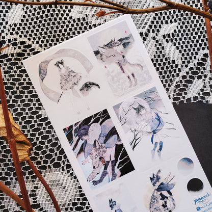 STICKII - Sticker Sheet - Yamazukimari - Soft Howls of Winter