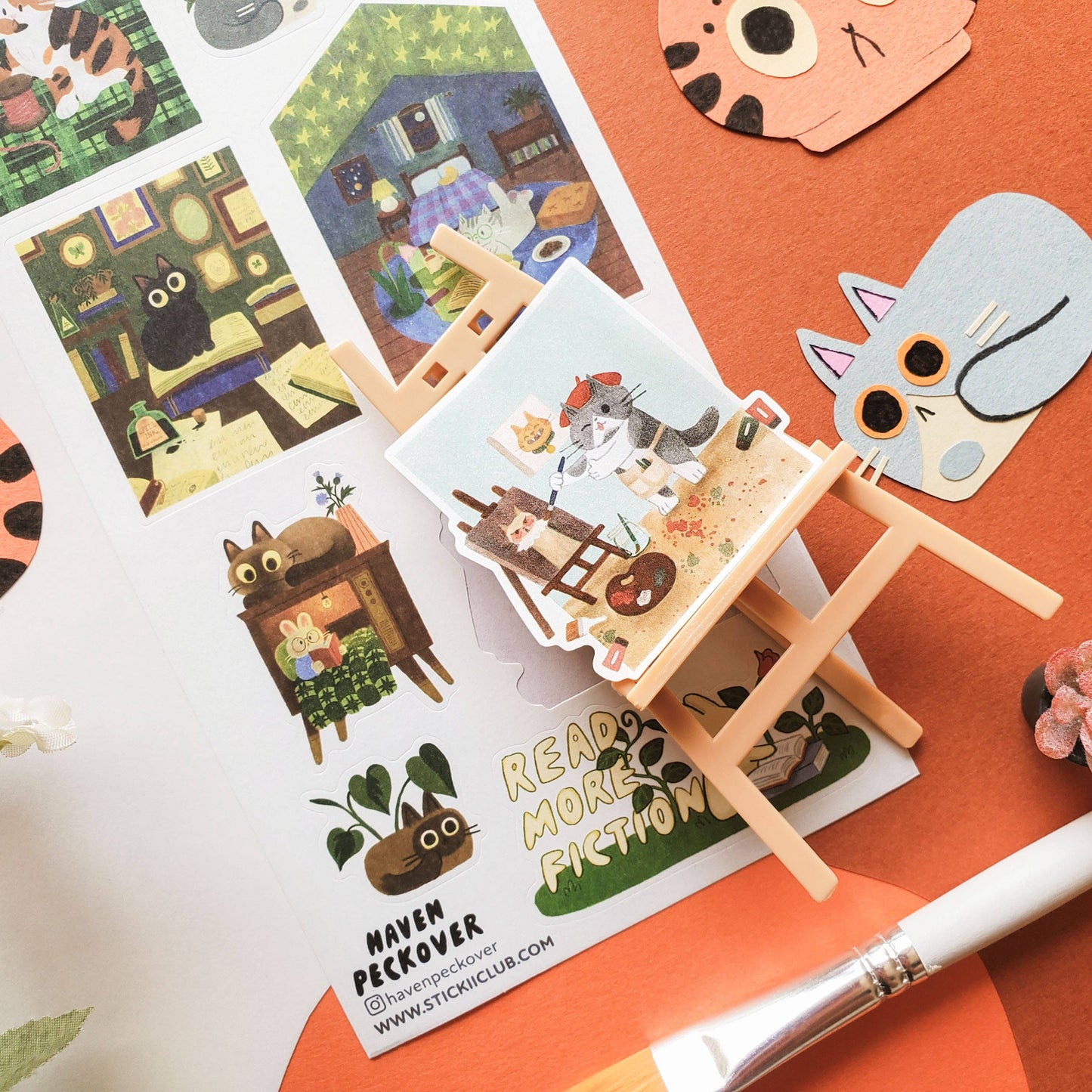 STICKII - Sticker sheet - Haven Peckover - Paws & Pastimes