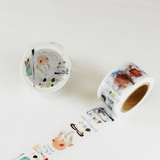 Round Top - Washi Tape - Liang Feng - The Bear's Life - Sketch