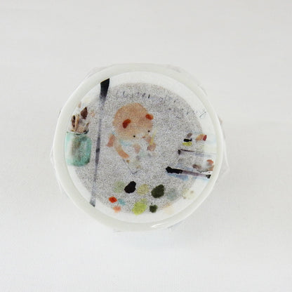 Round Top - Washi Tape - Liang Feng - The Bear's Life - Sketch