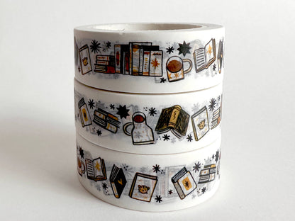 Book Moth Press - Washi Tape - Neutral Books