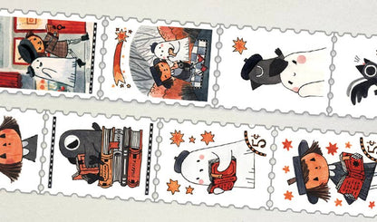 Book Moth Press - Stamp Washi Tape - Pumpkin and Spice